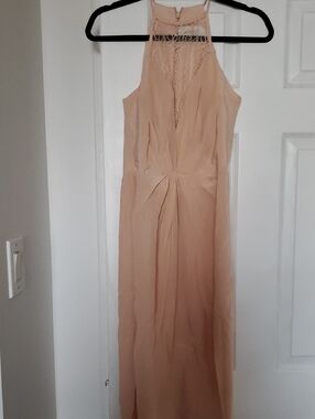 Zimmermann Silk BLUSH Halter Dress